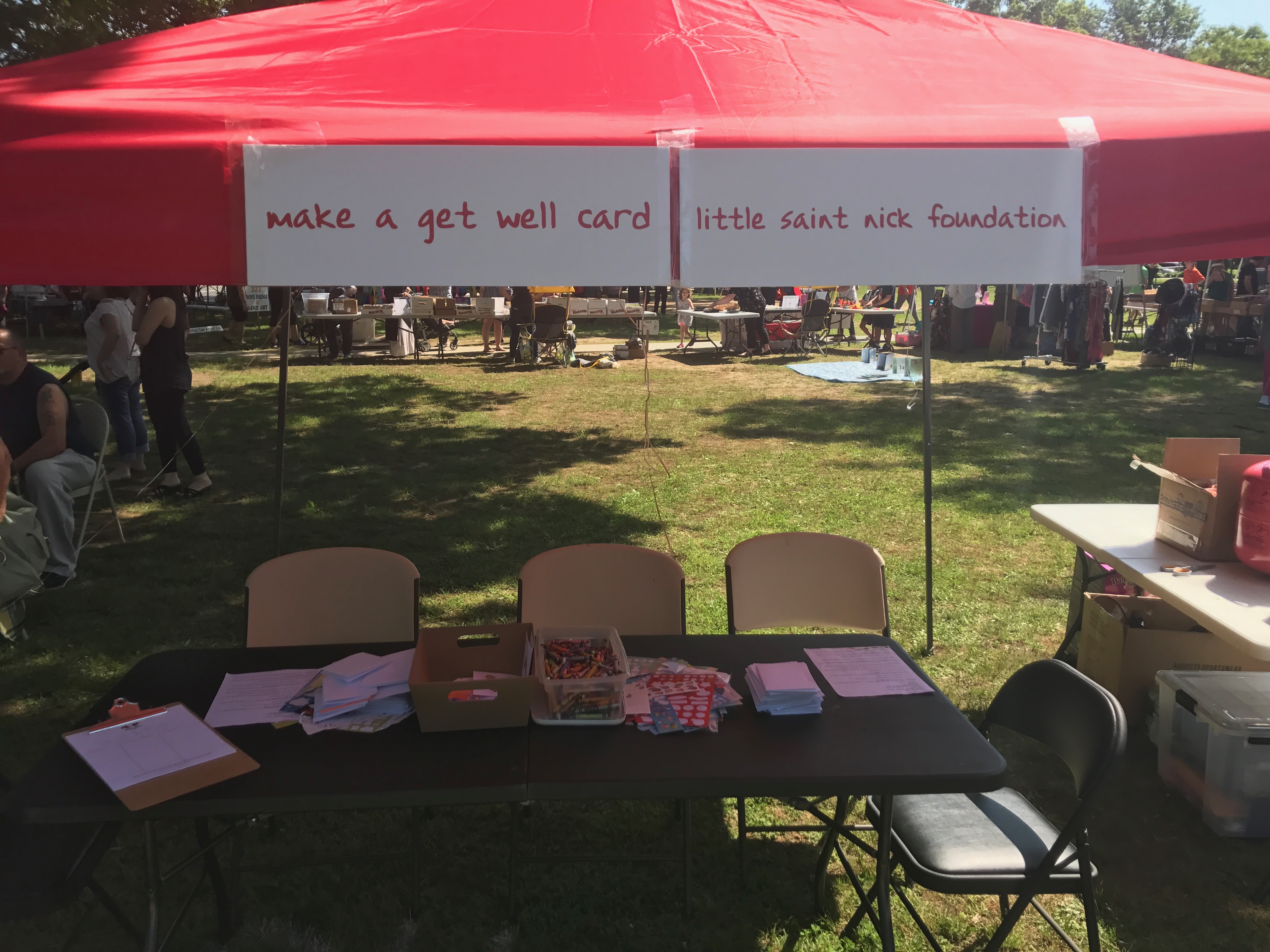 Huckleberry Frolic Get Well Card Making Event