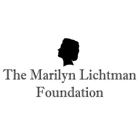 Logo for The Marilyn Lichtman Foundation featuring a black silhouette profile above the organization's name.