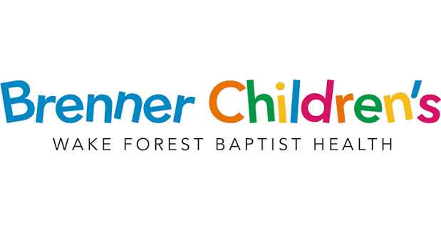 Brenner Children’s logo with colorful letters spelling 'Brenner Children's' and 'Wake Forest Baptist Health' underneath.