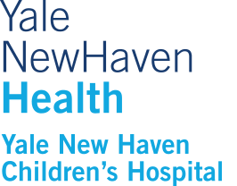 Logo for Yale New Haven Health and Yale New Haven Children's Hospital in blue tones.